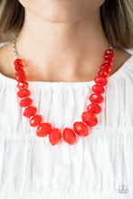 Load image into Gallery viewer, Happy-GLOW-Lucky - Red necklace 1767
