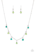 Load image into Gallery viewer, Carefree Charmer - Green necklace C023G
