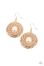 Load image into Gallery viewer, Vintage Vortex - Gold earring D016
