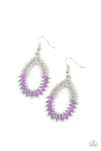 Load image into Gallery viewer, Lucid Luster - Purple earring 1799B
