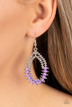 Load image into Gallery viewer, Lucid Luster - Purple earring 1799B
