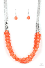 Load image into Gallery viewer, Pacific Picnic - Orange necklace B101
