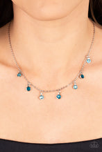 Load image into Gallery viewer, Carefree Charmer - Blue necklace D012
