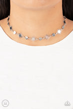 Load image into Gallery viewer, Astro Goddess - Silver choker necklace B117
