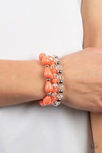 Load image into Gallery viewer, Beachside Brunch - Orange bracelet B101
