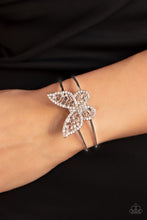 Load image into Gallery viewer, Butterfly Bella - White bracelet B101
