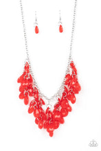 Load image into Gallery viewer, Crystal Cabaret - Red necklace B009
