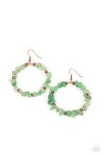 Load image into Gallery viewer, Mineral Mantra - Green earring C026
