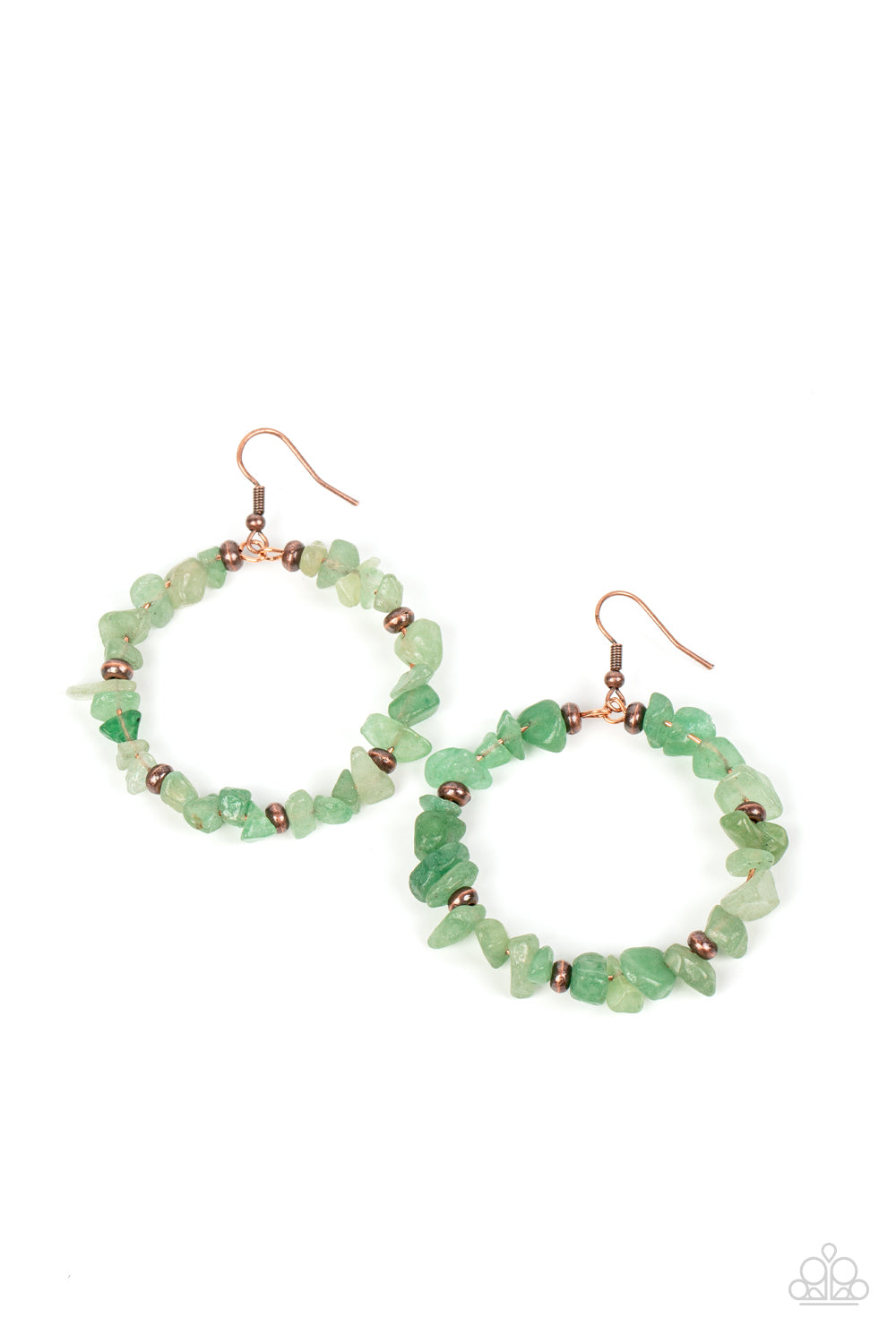 Mineral Mantra - Green earring C026