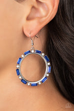 Load image into Gallery viewer, Gritty Glow - Blue earring D046

