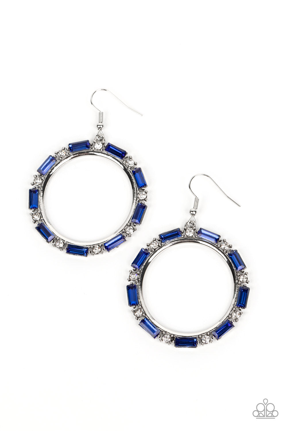 Gritty Glow - Blue earring D046
