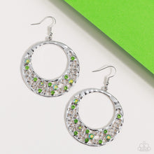 Load image into Gallery viewer, Enchanted Effervescence - Green earring D019
