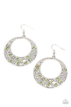 Load image into Gallery viewer, Enchanted Effervescence - Green earring D019
