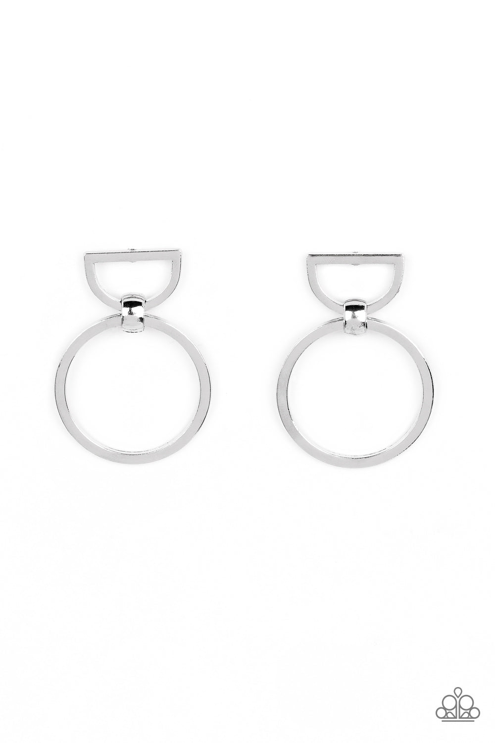 CONTOUR Guide - Silver post earring B103
