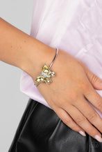 Load image into Gallery viewer, Butterfly Beatitude - Yellow cuff bracelet B125
