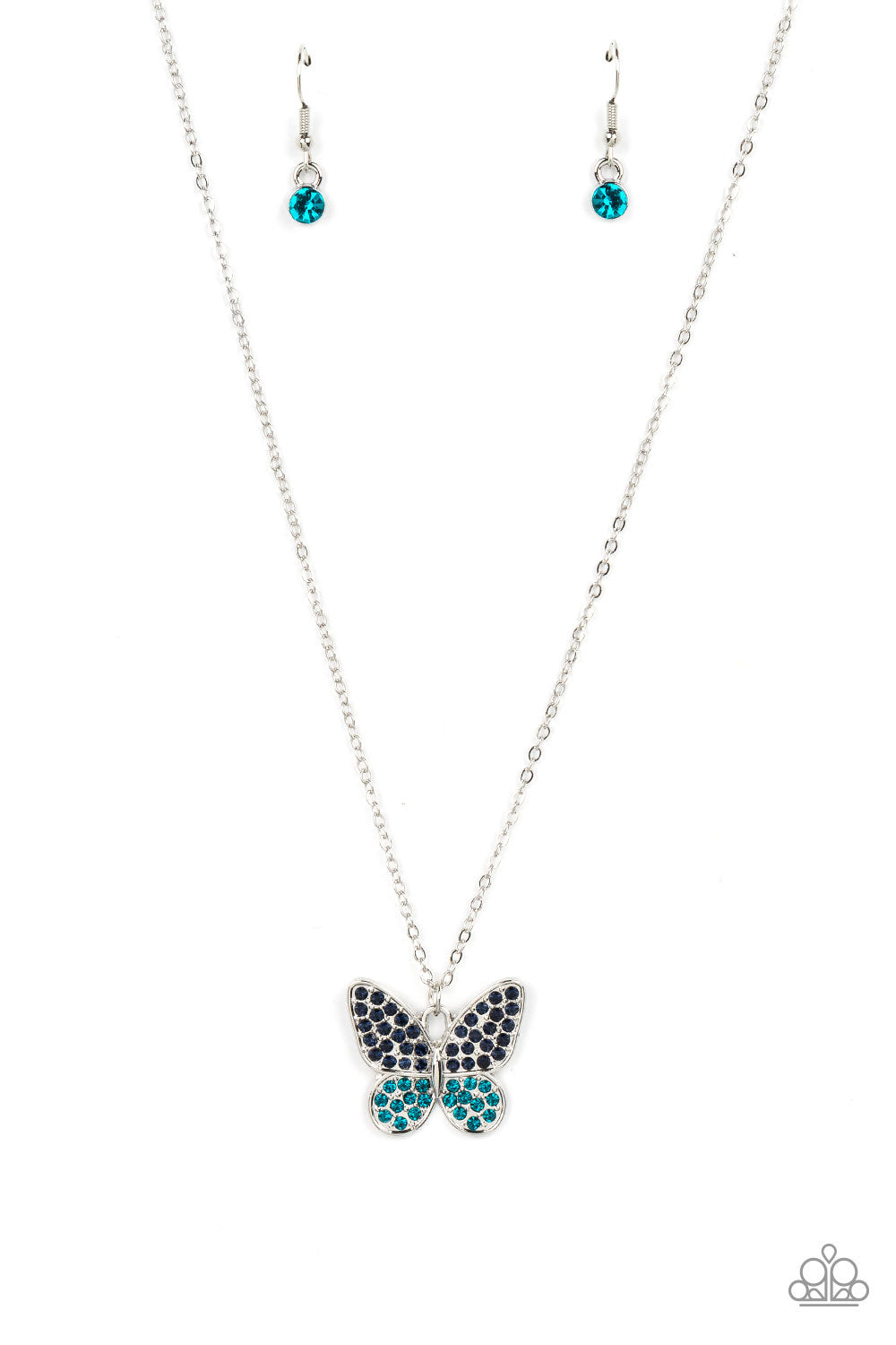 Flutter Forte - Blue necklace B128