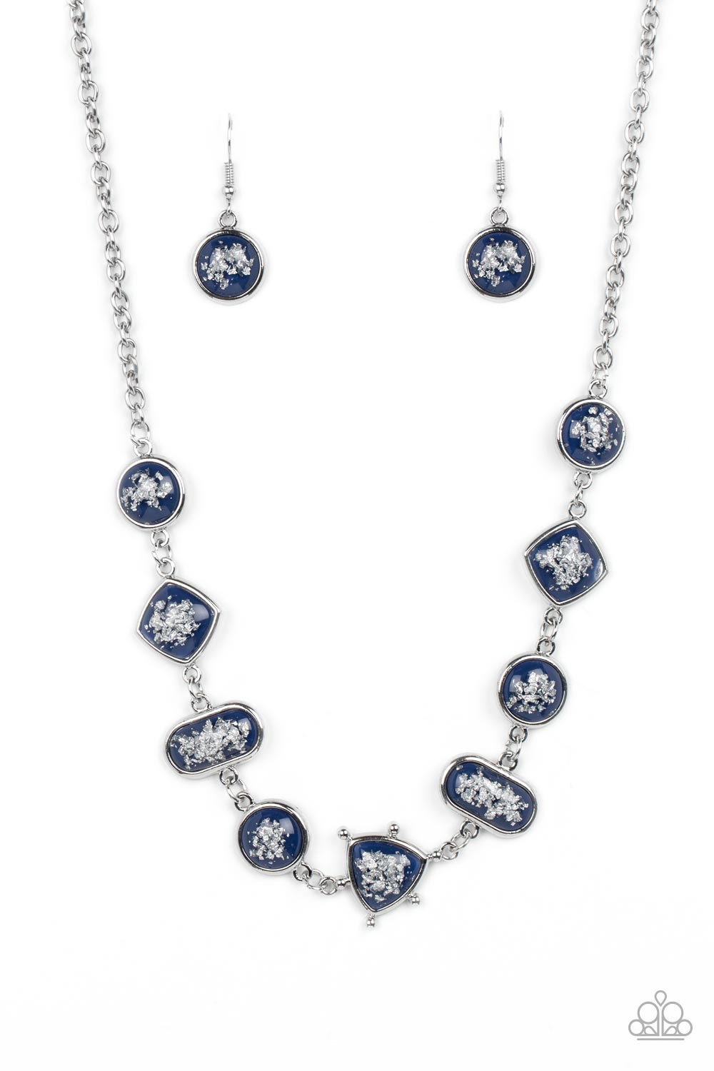 Fleek and Flecked - Blue necklace B107