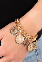 Load image into Gallery viewer, Complete CHARM-ony - Gold bracelet B125
