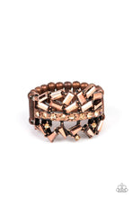 Load image into Gallery viewer, Scattered Sensation - Copper ring C012
