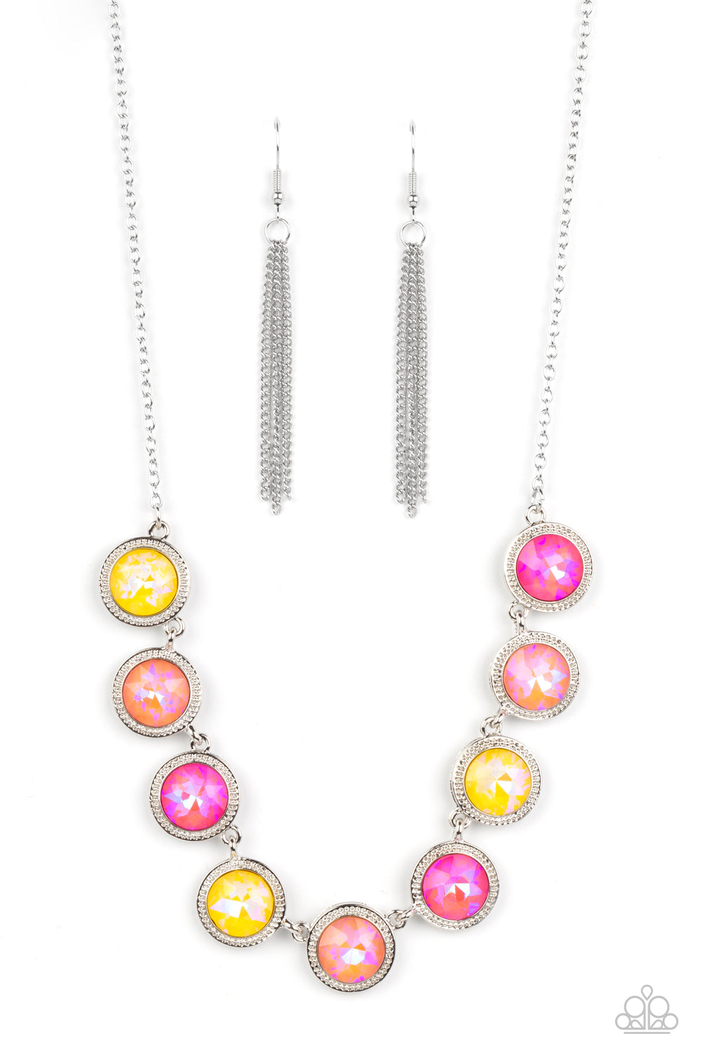 Queen of the Cosmos - Yellow necklace D013