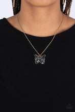 Load image into Gallery viewer, Gives Me Butterflies - Gold necklace B123
