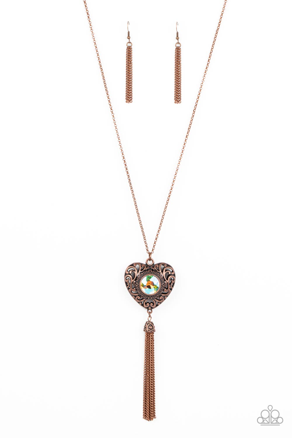 Prismatic Passion - Copper necklace B120