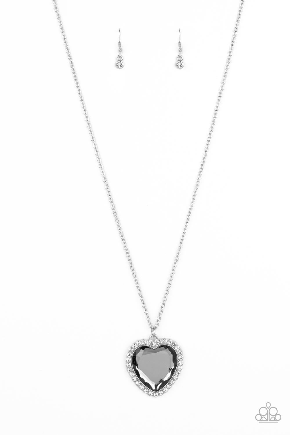 Prismatically Twitterpated - Silver necklace B109