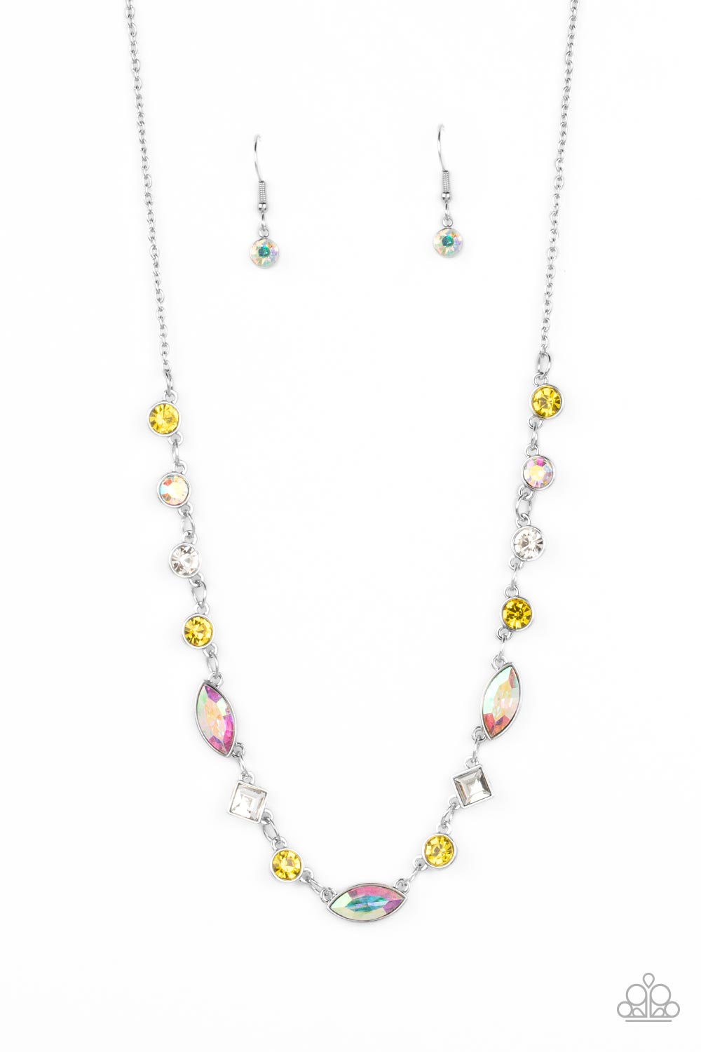 Irresistible HEIR-idescence - Yellow necklace D019