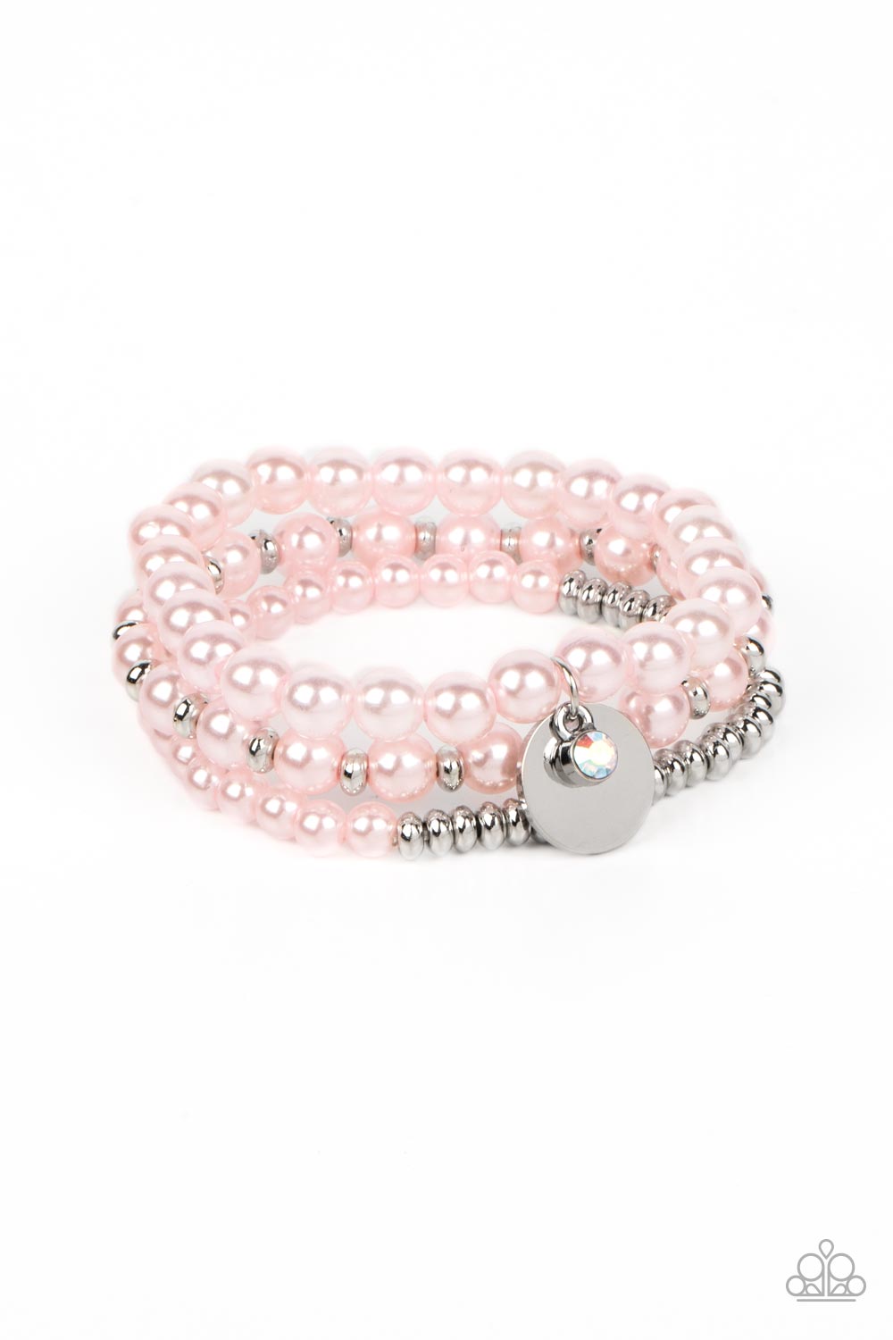 Pearly Professional - Pink bracelet A081