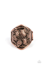 Load image into Gallery viewer, Hibiscus Harbor - Copper ring B101
