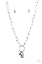 Load image into Gallery viewer, Inspired Songbird - Blue necklace  D007
