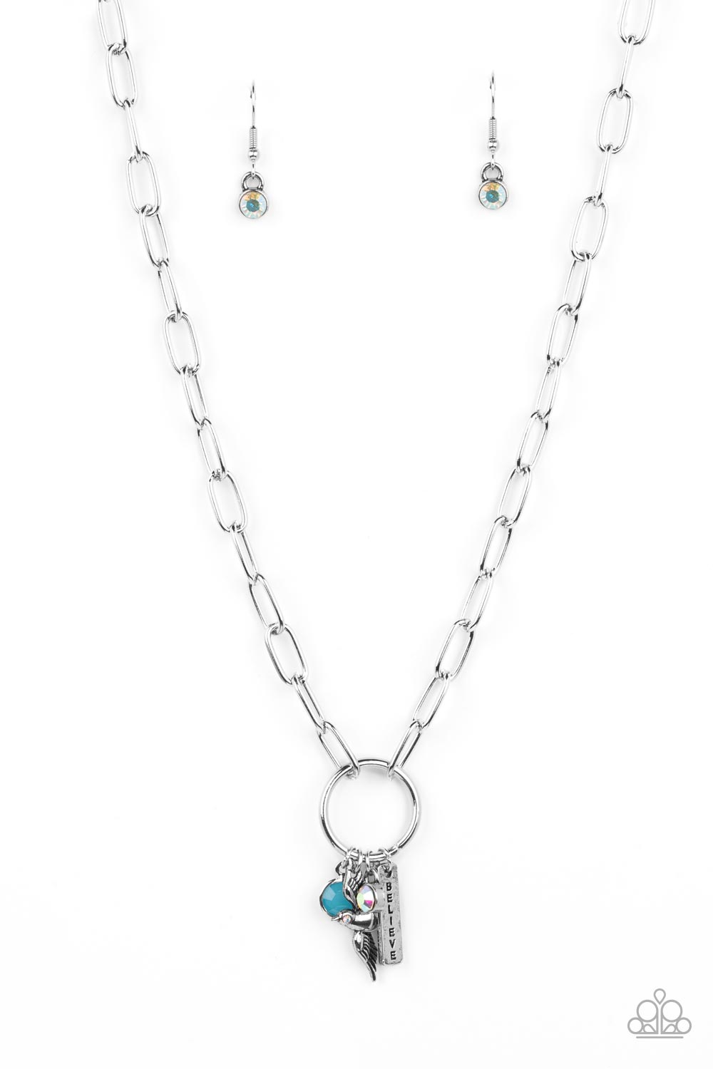Inspired Songbird - Blue necklace  D007