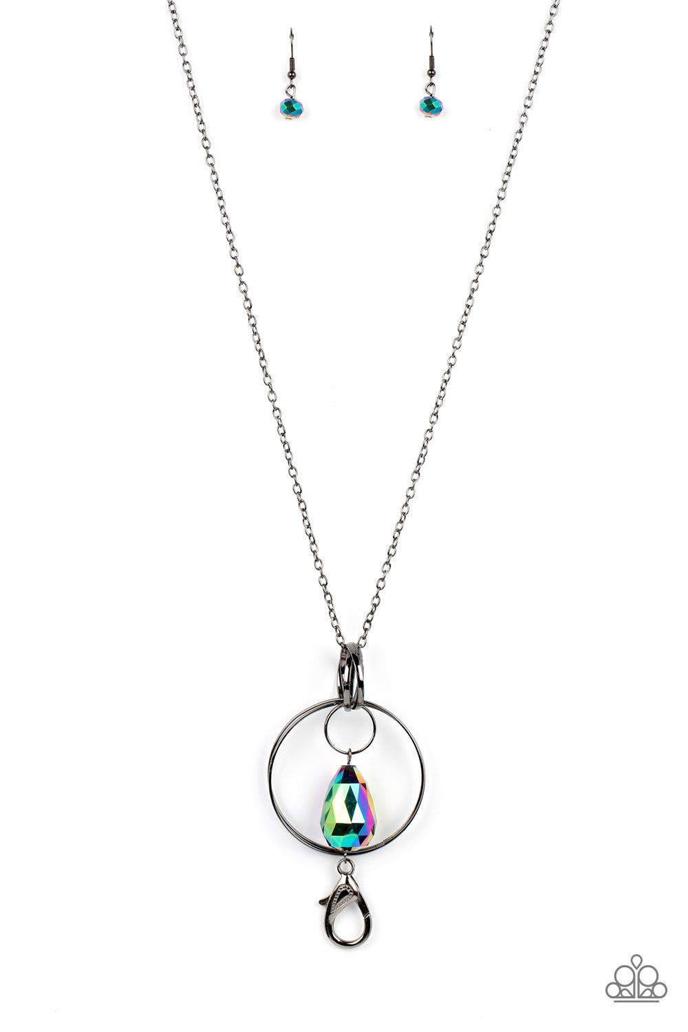 Swinging Shimmer - Multi lanyard D062