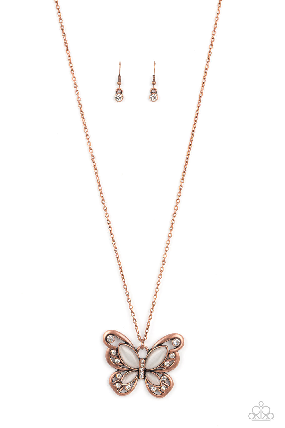 Wings Of Whimsy - Copper necklace C026