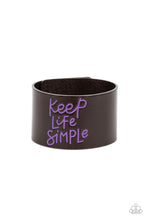 Load image into Gallery viewer, Simply Stunning - Purple snap bracelet C007
