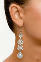 Load image into Gallery viewer, Water Lily Whimsy - White earring FEB 2023 LOP D019
