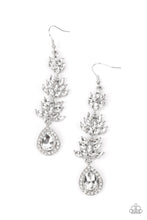 Load image into Gallery viewer, Water Lily Whimsy - White earring FEB 2023 LOP D019
