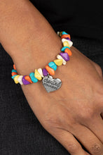 Load image into Gallery viewer, Stony-Hearted - Multi bracelet B088
