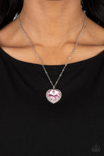 Load image into Gallery viewer, Sweethearts Stroll - Pink necklace D051
