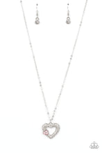 Load image into Gallery viewer, Bedazzled Bliss - Pink necklace E015
