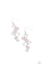 Load image into Gallery viewer, Sweetheart Serenade - Pink earring B116
