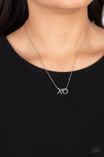 Load image into Gallery viewer, Hugs and Kisses - silver necklace D063
