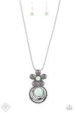 Load image into Gallery viewer, Bohemian Blossom - Blue necklace D011
