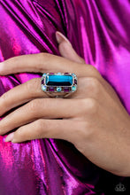 Load image into Gallery viewer, Radiant Rhinestones - Blue ring DEC LOP D013
