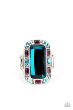 Load image into Gallery viewer, Radiant Rhinestones - Blue ring DEC LOP D013
