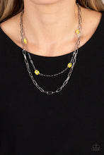 Load image into Gallery viewer, Bold Buds - Yellow necklace C026
