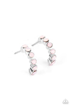 Load image into Gallery viewer, Carefree Couture - Pink hoop earring B124
