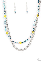 Load image into Gallery viewer, Happy Looks Good on You - Blue necklace D051
