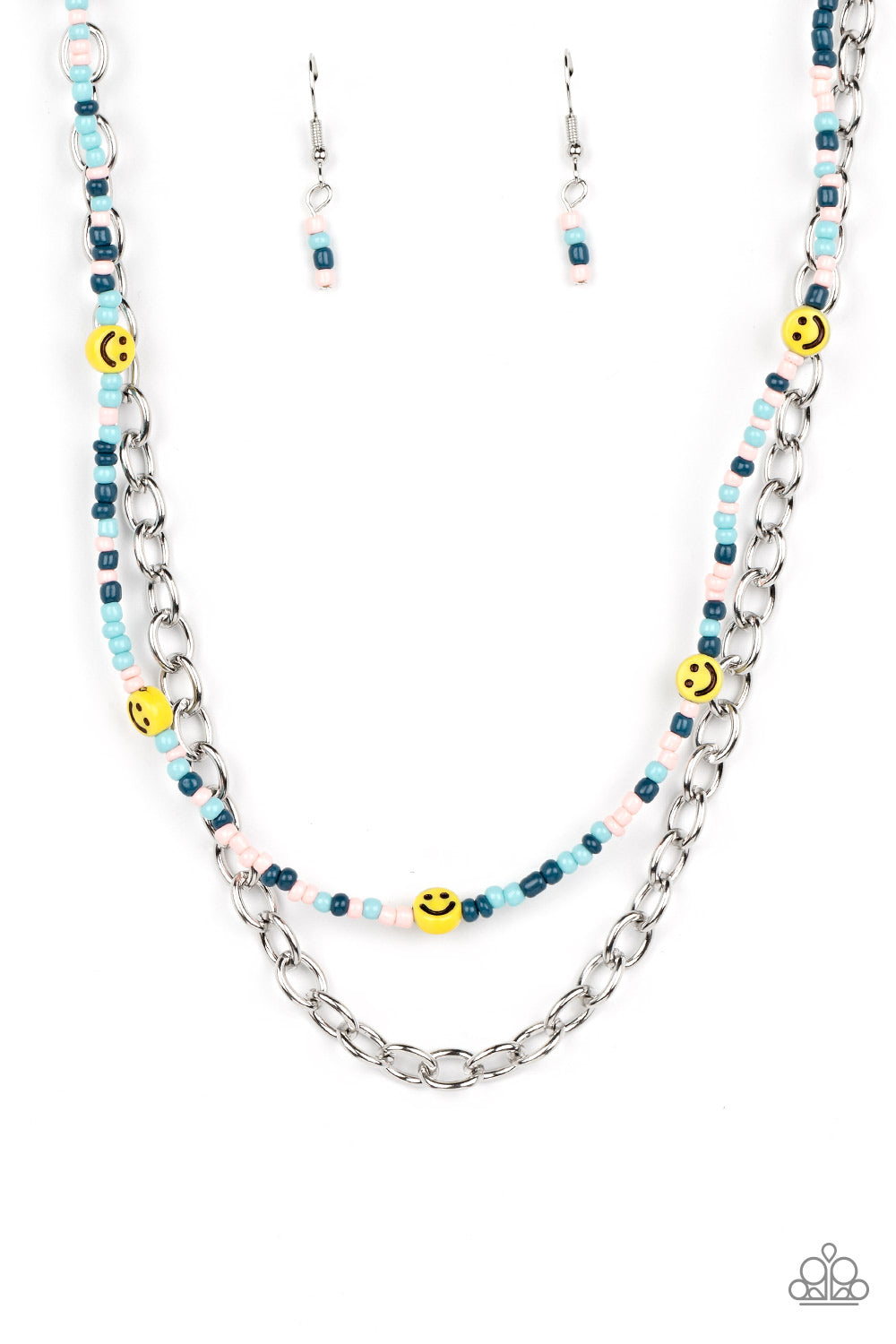 Happy Looks Good on You - Blue necklace D051