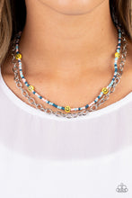 Load image into Gallery viewer, Happy Looks Good on You - Blue necklace D051
